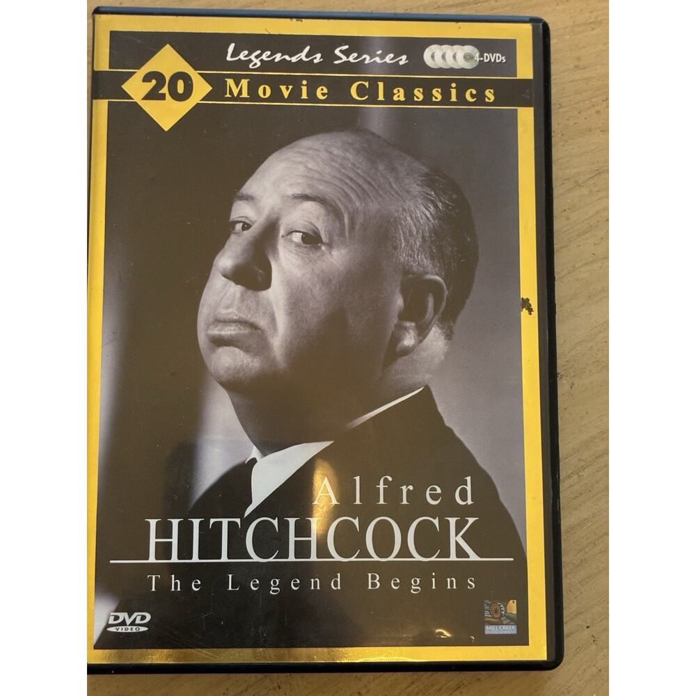 Alfred Hitchcock 20 Movie Classics Shows Retro Old School (DVD, 2010, 4 Discs)